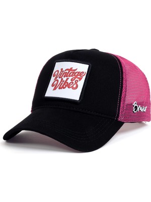 Braver Vintage Vibes Logolu Trucker Şapka