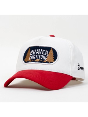 Braver Fortitude Nakışlı Şapka Whtred