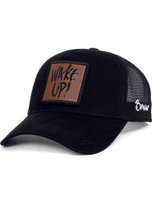 Braver Wake Up Logolu Trucker Şapka