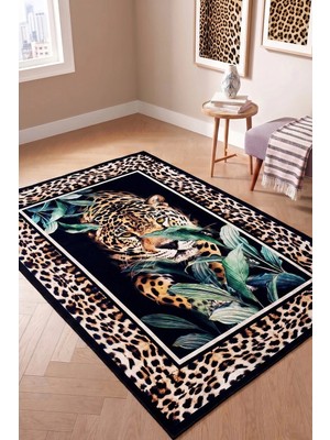 Chilai Home Unstable Makinede Yıkanabilir Kaymaz Taban Leke Tutmaz Dijital Salon Halısı Mutfak Halısı ve Yolluk