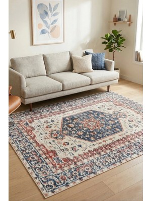 Chilai Home Henga Renkli Makinede Yıkanabilir Kaymaz Taban Leke Tutmaz Dijital Salon Halısı Mutfak Halısı ve Yolluk