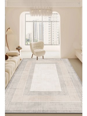 Chilai Home Strawo Dekoratif Halı, Yıkanabilir, Kaymaz Tabanlı Djth