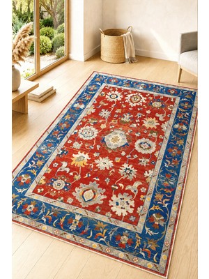 Chilai Home Naro Makinede Yıkanabilir Kaymaz Taban Leke Tutmaz Dijital Salon Halısı Mutfak Halısı ve Yolluk