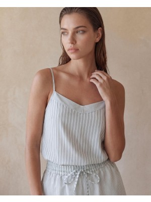 Pierre Cardin Çizgili Dörtlü Kadın Pijama Takımı - LX.26241