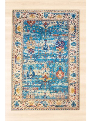 Chilai Home Welwın Makinede Yıkanabilir Kaymaz Taban Leke Tutmaz Dijital Salon Halısı Mutfak Halısı ve Yolluk