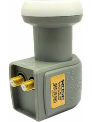 Rose 0.1dB Twin Çiftli LNB Full HD 4K Uyumlu RL-200 Düşük Gürültü Teknolojisi ile Yüksek Performans