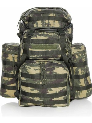 Single Sword Askeri Seyahat ve Outdoor Sırt Çantası 85+10 Litre Operasyon Çantası Standart Beden Light Sky