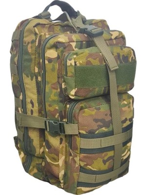Puma Black-Multicolor Renk Single Sword 25 L Taktik Outdoor Kamp Seyahat Seyahat ve Outdoor Sırt Çantası - Standart