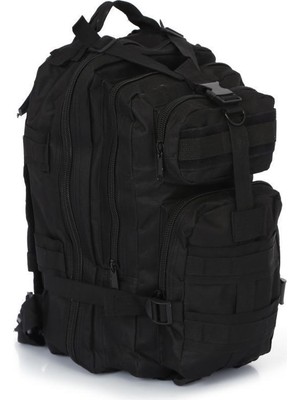 Single Sword 25 L Taktik Outdoor Kamp Seyahat ve Outdoor Sırt Çantası - Standart Beden - Renk Bordo - Tropik Pembe - Renk: Siyah