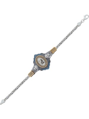 Innuendo Jewelry 925 Ayar Gümüş Bozkurt Motifli Erkek Bileklik