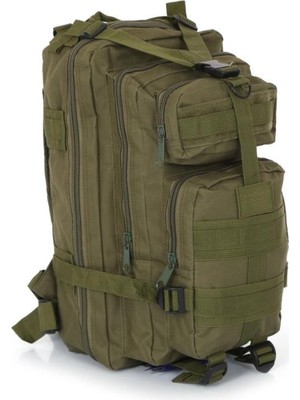 Single Sword 25 L Taktik Outdoor Kamp Seyahat Sırt Çantası Pratik Taşıma Seçeneği - Tropik Pembe - Renk: Haki