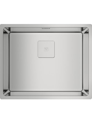 Teka FLEXLINEA RS15 50.40 Paslanmaz Çelik Tezgahaltı Eviye Gri 50 cm Modern Şekil  115000012