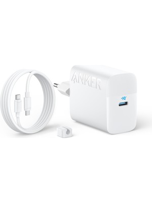 Anker 45W USB-C Şarj Cihazı, 1.5m 5A USB-C Kablo  Beyaz - B2653