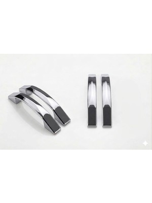 STANDART Krom Oval Duşakabin Kulpu - Paslanmaz Duşakabin Kapı Kolu