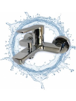 Blue Love Meriç Krom Banyo Bataryası - Modern Tasarım