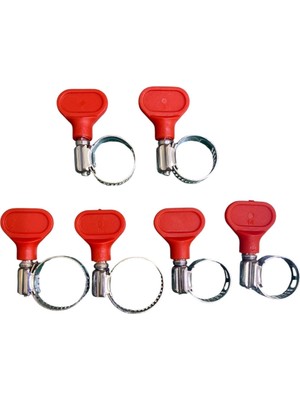 Test Kelebek Sapli Hortum Kelepçe (8.5 Mm) 10-16 2 Adet / 2 Adet 12-20 / 2 Adet 16-25 Toplam 6 Adet