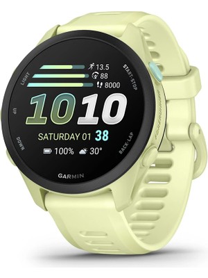 Garmin Forerunner 70 - Citron 1,2 inç AMOLED Ekranlı Akıllı Saat, Bluetooth Bağlantı ve Sağlık Takibi Özellikleri