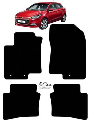 Gian Fabio Falleri Lacasa Hyundai I20 Serisi Lacasa Velur Halı Paspas