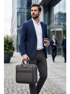 Pierre Cardin 01Pc00111 Vegan Evrak Çatası Notebook Çantası Suya Dayanıklı