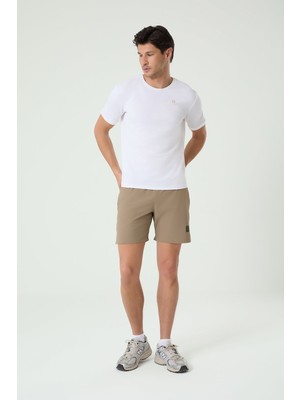 Louren W875 Petek Dokulu Bisiklet Yaka T-Shirt