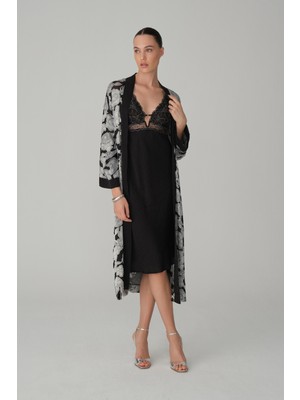 Pierre Cardin Vegan Ipek Saten Beşli Gelin Çeyiz Takımı - LX.26164