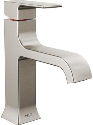 Musluk Velum Kavisli Borulu Tek Delikli Banyo Bataryası, Fırçalanmış Nikel Banyo Lavabo Bataryası, Banyo Bataryası, Banyo Bataryası, Banyo Bataryası, Paslanmaz 539-SSMPU-DST