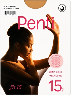 Cns Woman Penti Açık Ten Parlak Ince Külotlu Çorap No:4