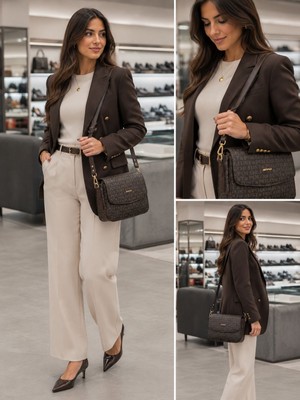 Just Polo Orijinal Şık Geniş Kol ve Çapraz Çanta