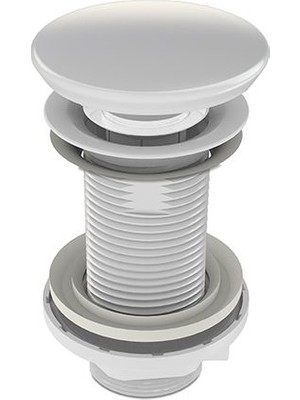 İz Yapı İzyapı Taşma Deliksiz Seramik Lavabo Sifonu 100 mm Beyaz Renkli Kolay Montaj Özelliği
