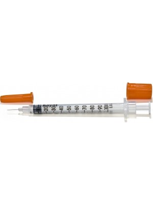 Ayset 70571 (3p 1ml) 30 gr Süper İnsülin Enjektörü 50 Adet Tek Kullanımlık Steril 1 ml İnce İğne Uçlu
