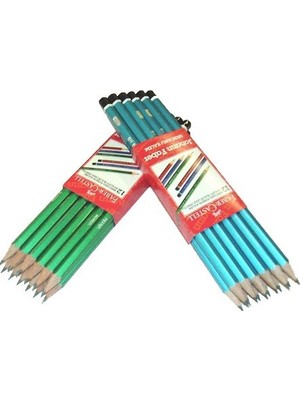 Faber-Castell 24'lü Mercanlı Kurşun Kalem Seti 24 Adet Çocuklar İçin Renkli ve Pratik