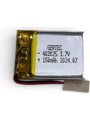 EstoreBox Sertec 402025 3.7V 150 Mah Li-Polymer Pil (DEVRELI/1.5A)
