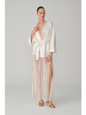 Pierre Cardin Vegan Ipek Saten Altılı Gelin Çeyiz Takımı - LX.26163