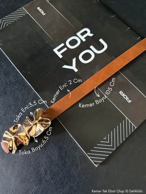 Fiori Ithal Oval Gold Tokalı Ince Kemer, Pantolon Kemeri, Gömlek Kemeri, Ceket Kemeri