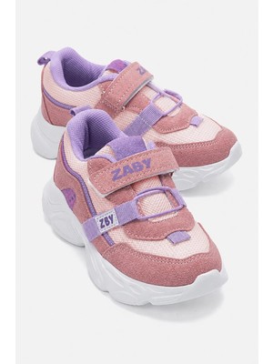 Ccway Cırtlı Lastikli Anorak Çocuk Spor Ayakkabı 26-30 Pudra