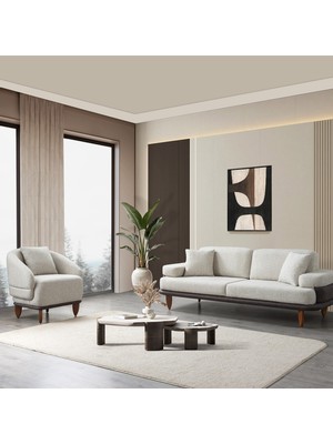 İyena Home Living Aldos 3+1 Modern Sırt Mekanizmalı Yataklı Koltuk Takımı