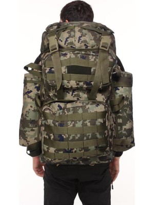 Single Sword Askeri Sırt Çantası 85+10 Litre Operasyon Çantası - Tropik Pembe - Renk: Piksel