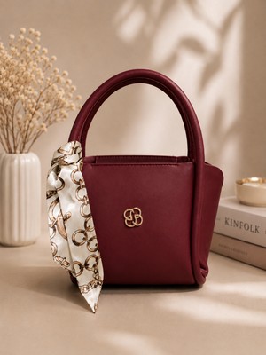 Zeydila Bordo Elegance Omuz ve El Çantası