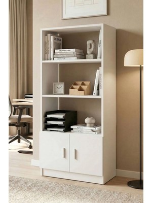Yurudesign Vario D Ofis Kitaplık 3 Renk VO4-W