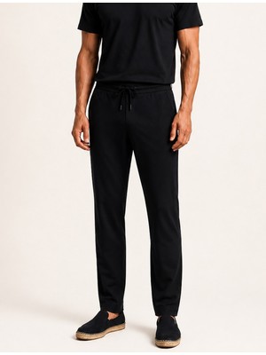 Xint Erkek Siyah Formunu Koruyan Slim Fit Jogger