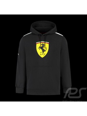 Puma Ferrari Sweatshirt F1 Black Hoodie Leclerc / Hamilton – Item 701232790-002