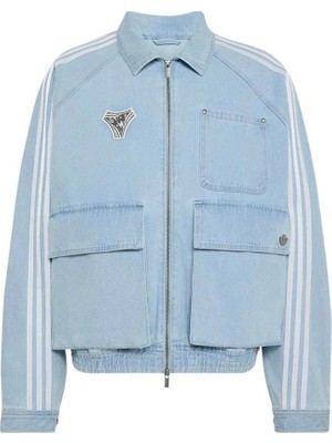 Adidas Erkek  Mavi  Ceket Denım Jacket KX4824