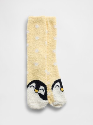 Gap Kız Çocuk Sarı Cozy Çorap