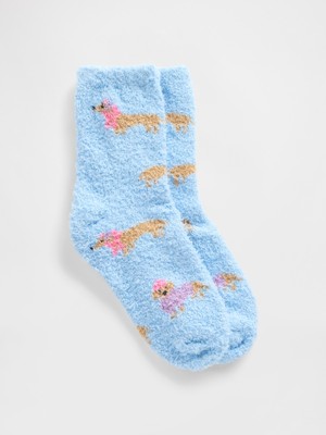 Gap Kız Çocuk Açık Mavi Cozy Çorap