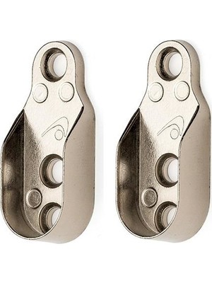 Sivas Gözde Mobilya Sivas Gözde Boru Oval Flanş Düz 2li Paket Dolap Askı Aparatı 15X29mm Özellikli Metal Malzeme