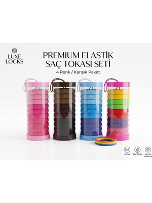 PeriMila Toka Seti Renkli Havlu Lastik 4X10 (40ADET)