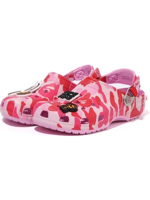 Crocs Classic Clog A Bathing Ape Abc Camo Pink
