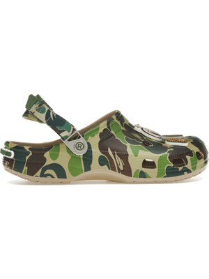 Crocs Classic Clog A Bathing Ape Abc Camo Green