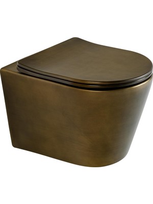 Eva Banyo ET-H201BR Asma Klozet Bronz
