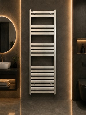 Termorad Alüminyum Özel Üretim Mat Inox 50X170 Petsa Slim Havlupan